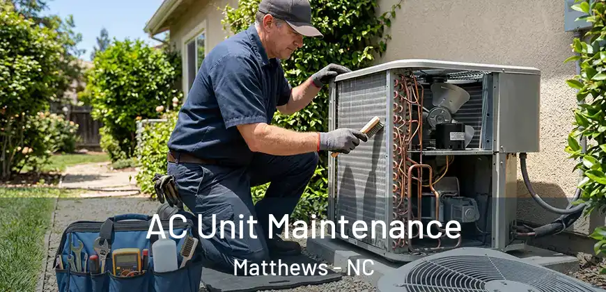 AC Unit Maintenance Matthews - NC