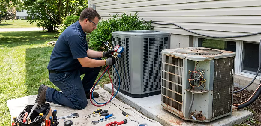 Seasonal AC Checkup in Matthews