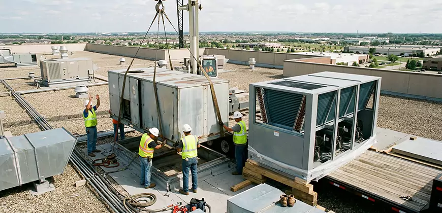 Warehouse and Industrial HVAC Replacement in Matthews