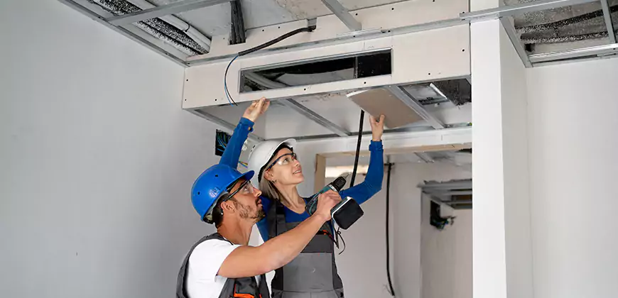 Duct Insulation and Condensation Repair in Matthews
