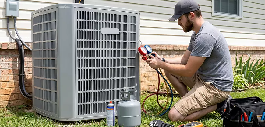 Emergency Air Conditioning Retrofit in Matthews