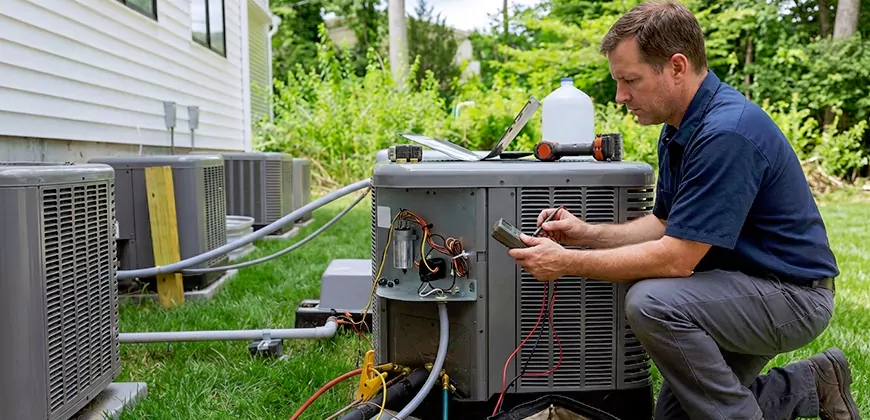Heat Pump Conversion in Matthews