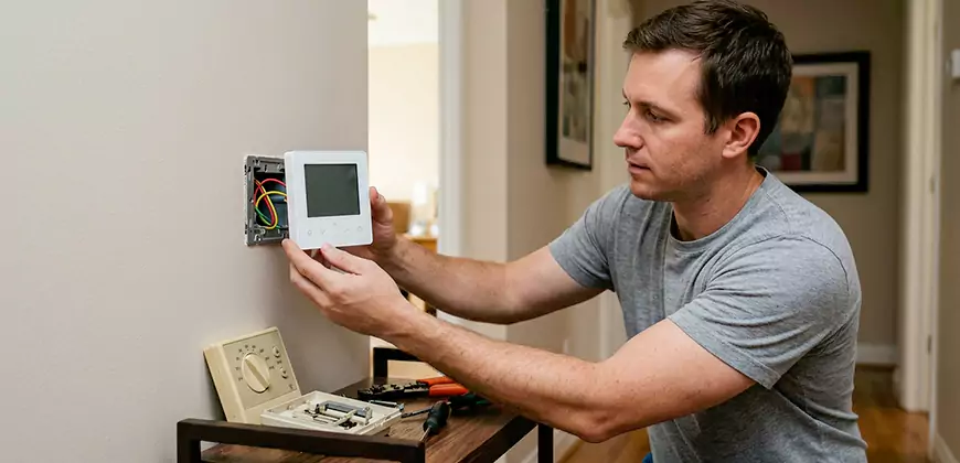 Heat Pump Thermostat Configuration in Matthews